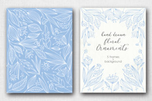 Elevating Wedding and Greeting Card Design with Hand Drawn Floral Ornaments