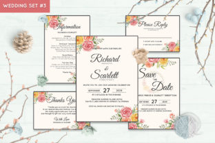 Elevating Wedding Stationery Workflows with the Floral Style Digital Template Set