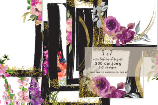 Floral 5x7 Invitation Design Collection: A Practical Guide to Watercolor and Gold Line Art