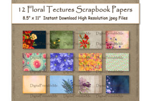 Floral Digital Paper 8.5: Integrating Textured Backgrounds into Creative Workflows