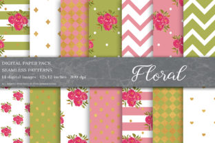 Floral Digital Papers & Patterns