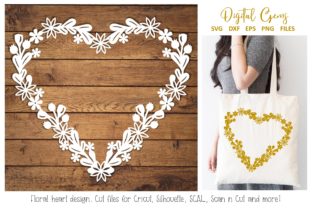 Floral Heart Paper Cut Design: A Creative Resource