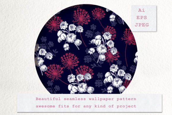 Floral Mood- Seamless Vector Pattern 7: Strategic Application for Elegant Design Projects