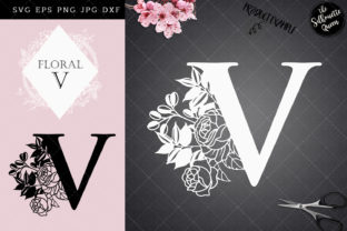 V - Floral Letter Design: Strategic Application for Brand and Creative Projects