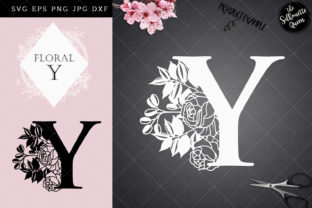 Y - Floral Letter Design: A Versatile Botanical Asset for Creative Projects